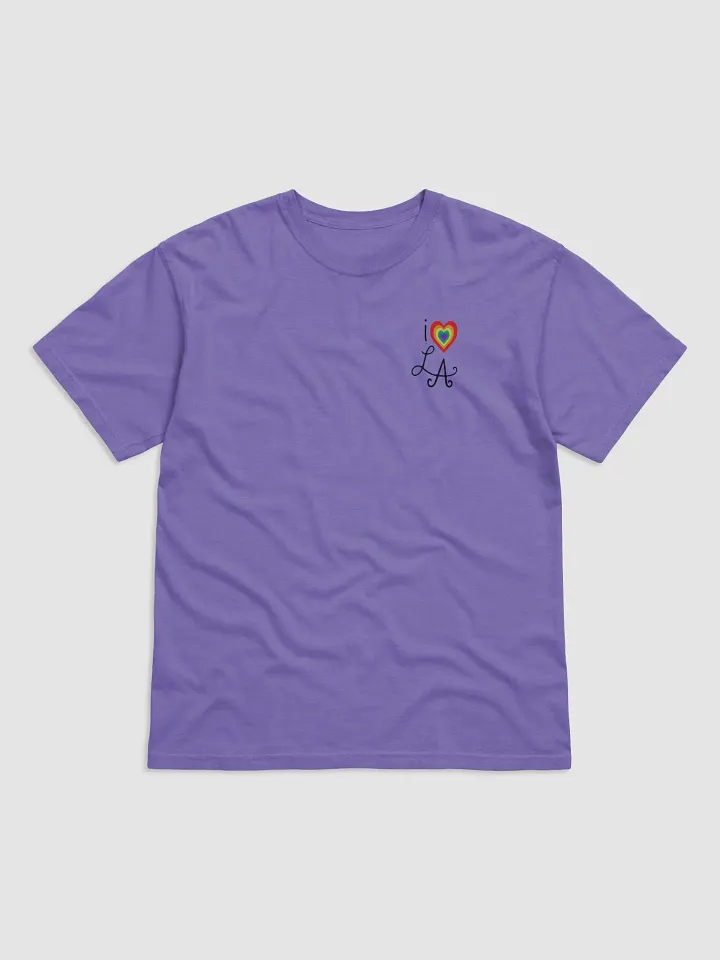 i ❤️ LA on my heart T-shirt ~ Rainbow product image (1)