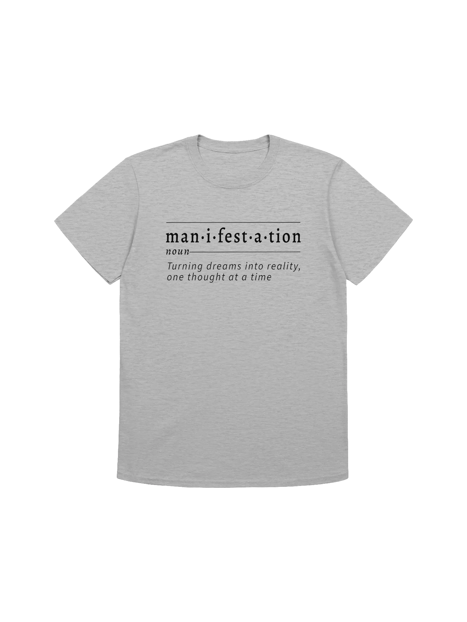 Manifestation Definition Unisex Tee blk product image (1)