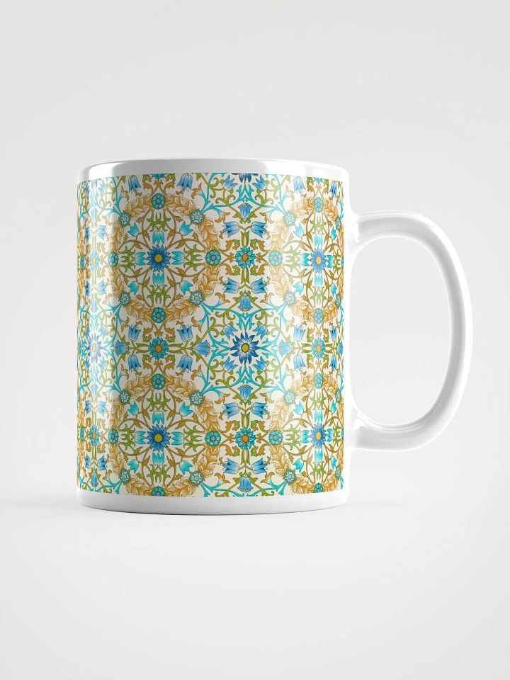 Vine Pattern White Glossy Mug product image (1)