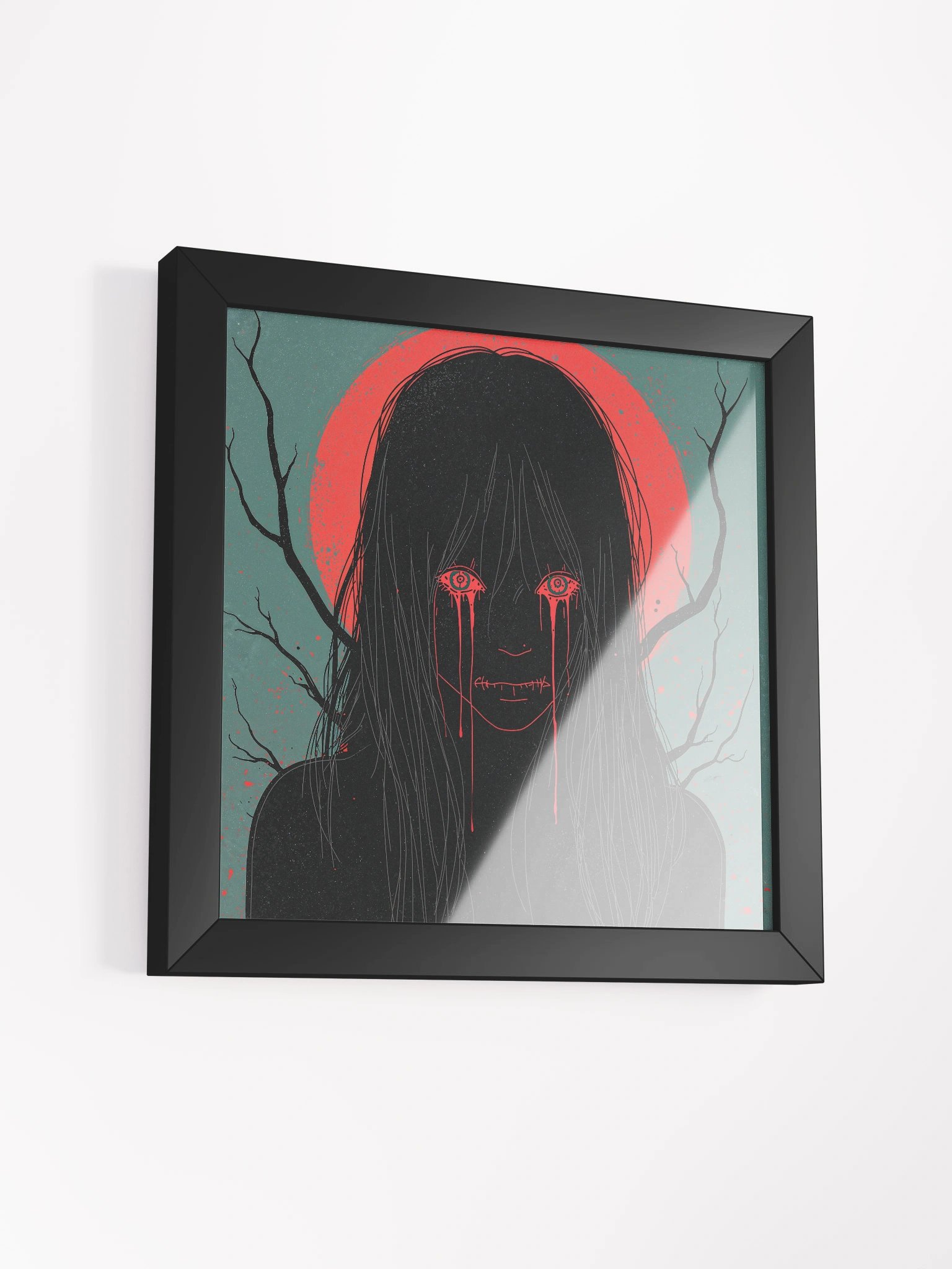 Crimson Silence Framed Print product image (12)