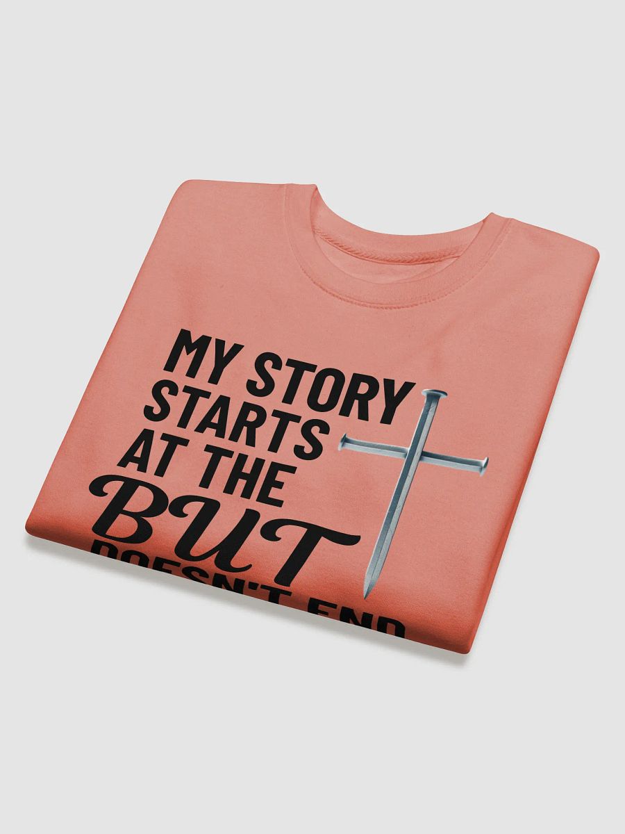 My Story Starts at the Cross – Faith Journey Sweatshirt product image (4)