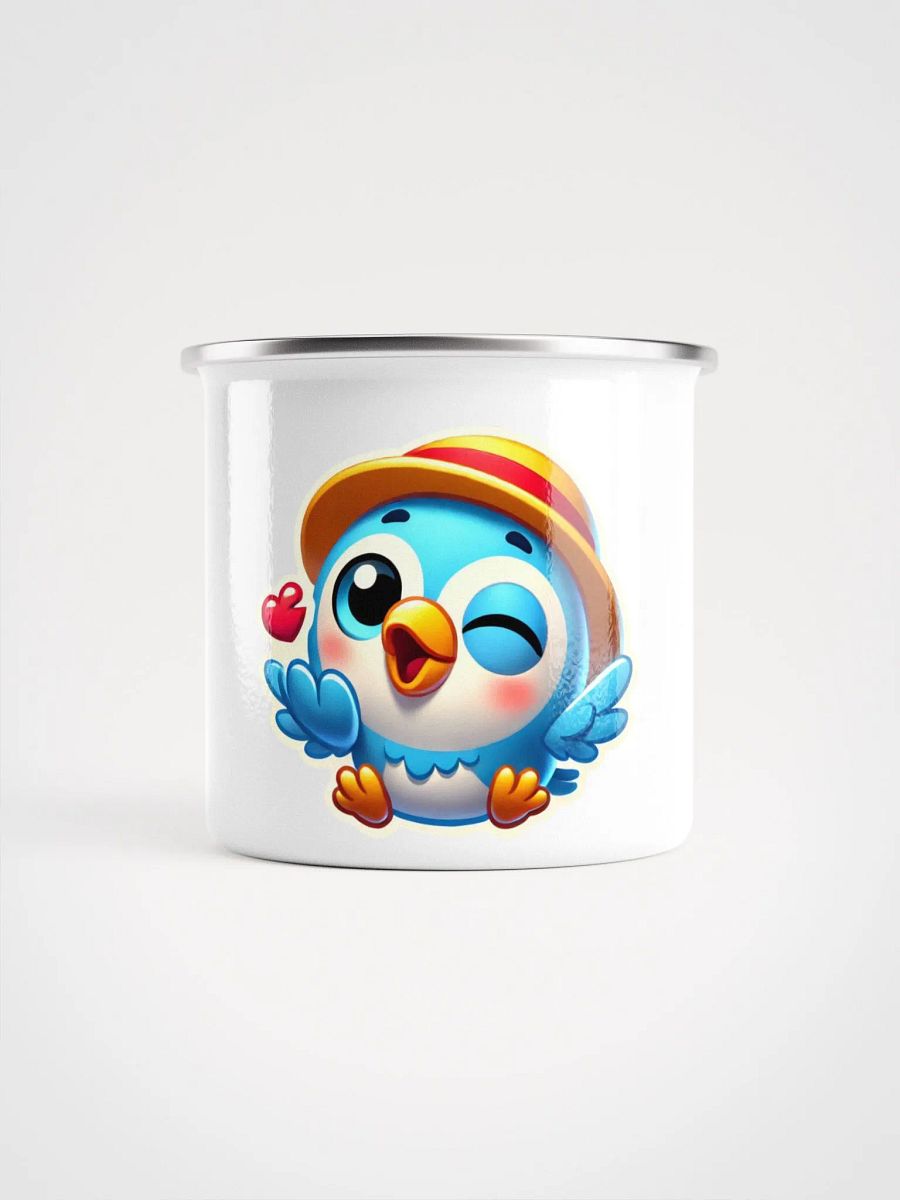 Taza de esmalte con lechucita product image (1)