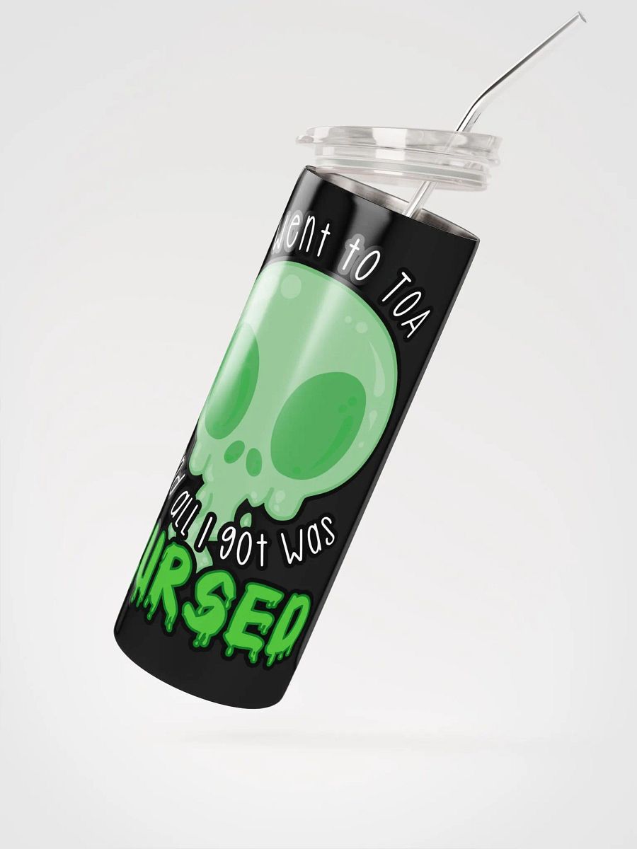 All I Got Was Cursed - Monk - Tumbler w/Straw product image (2)
