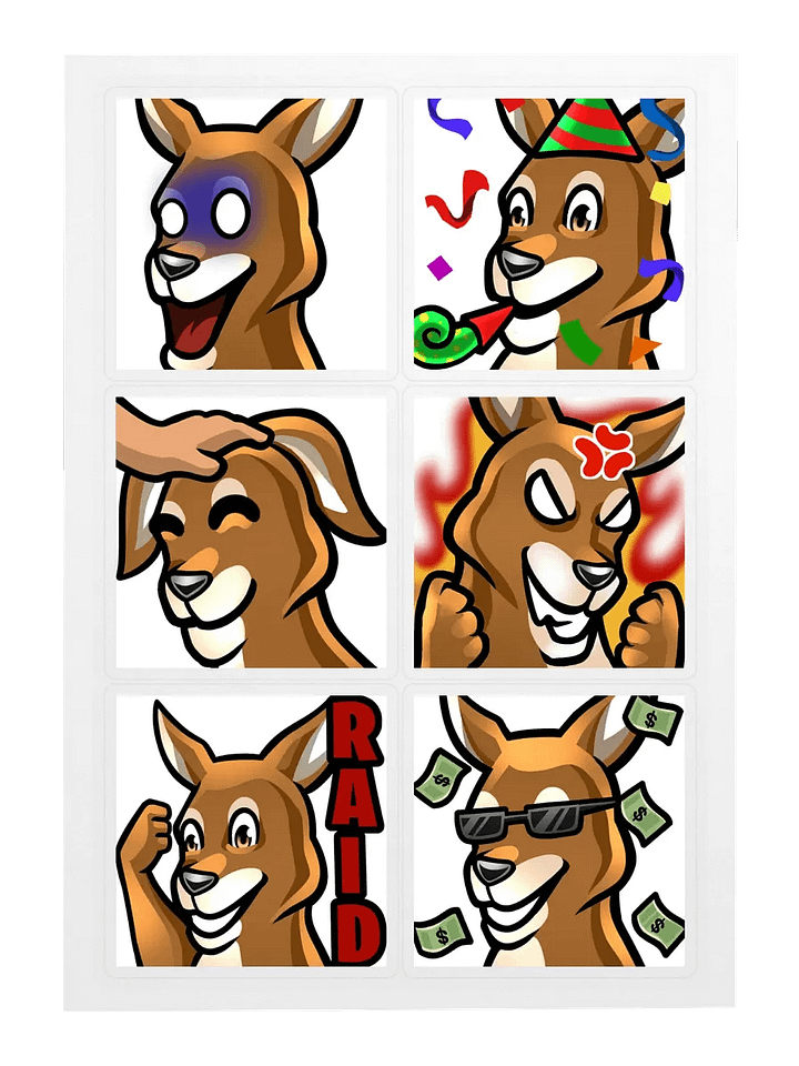 Emote Sticker Pack 3 product image (1)