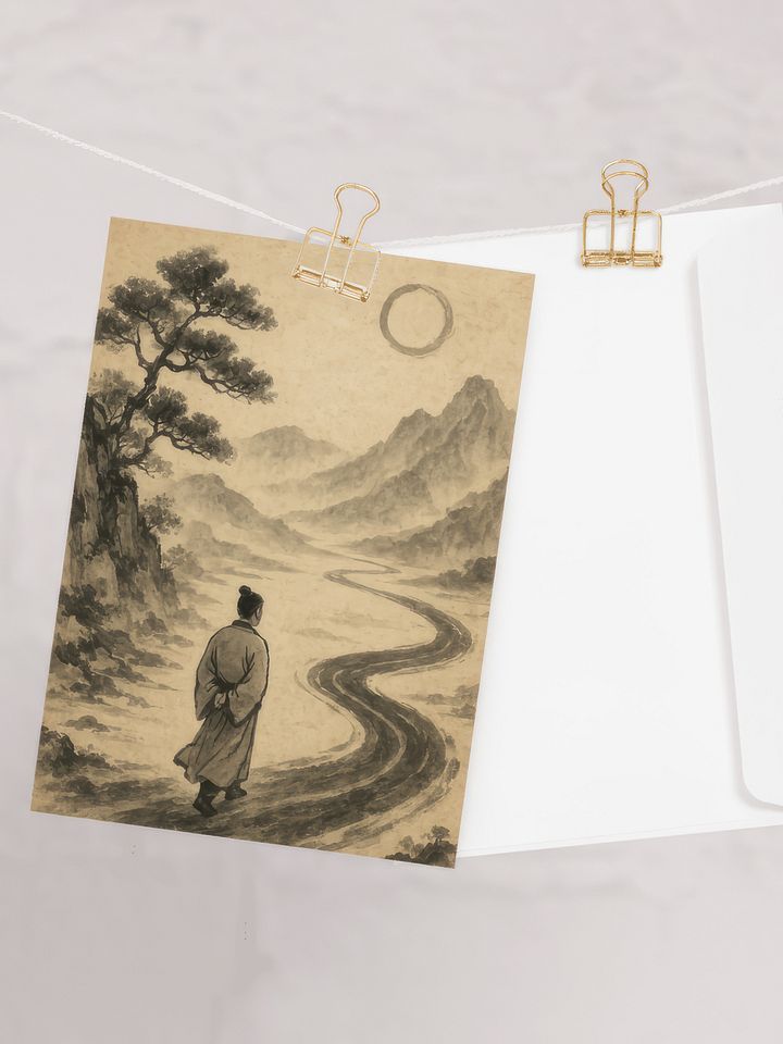 Journey Along the Way: Greeting Postcard product image (2)