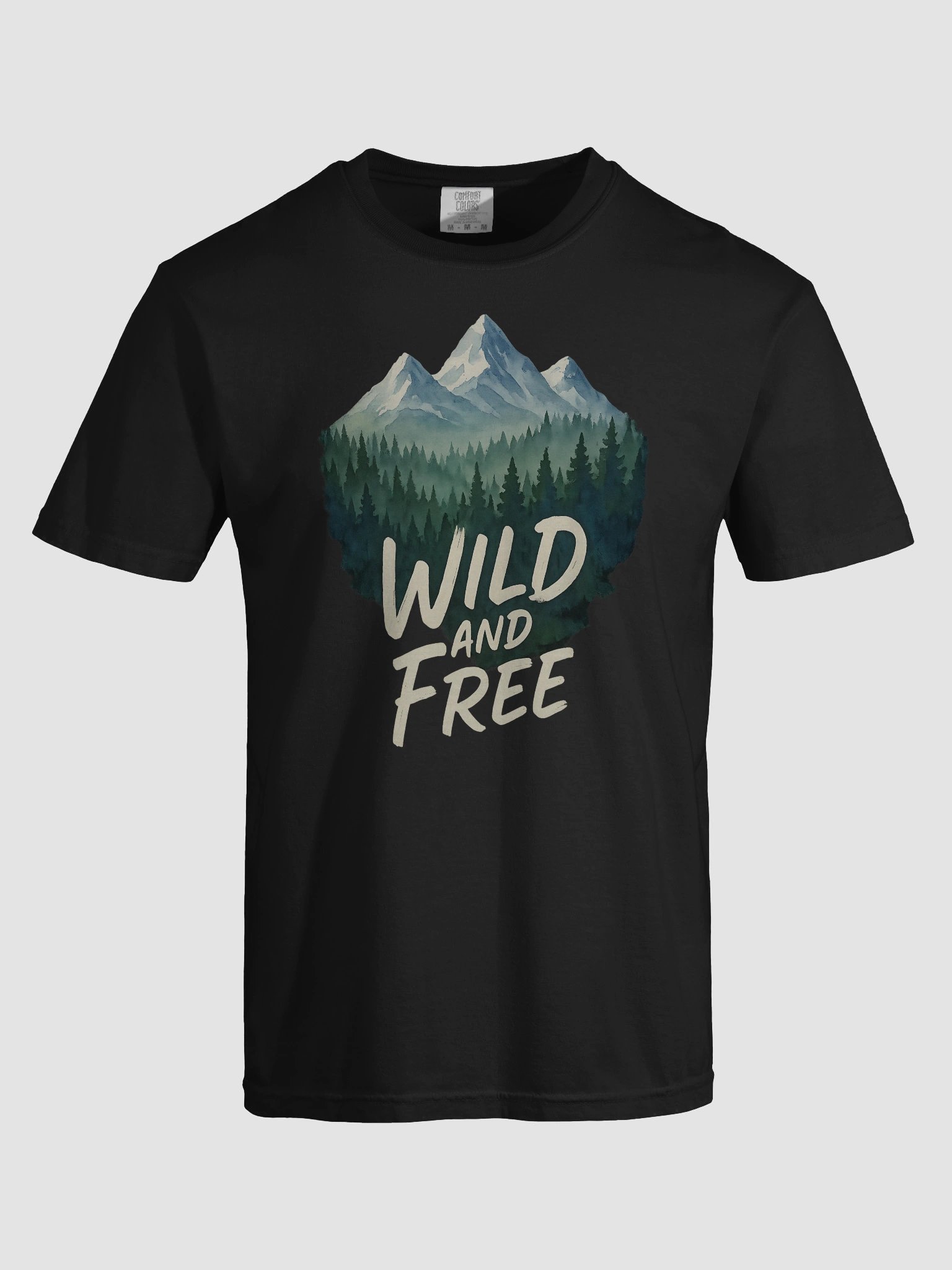 Wild and Free Mountain T-Shirt product image (7)