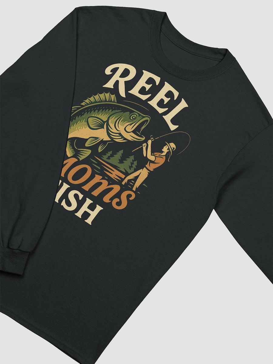 Reel Moms Fish Long Sleeve Tee – Funny Vintage Fishing Shirt product image (12)