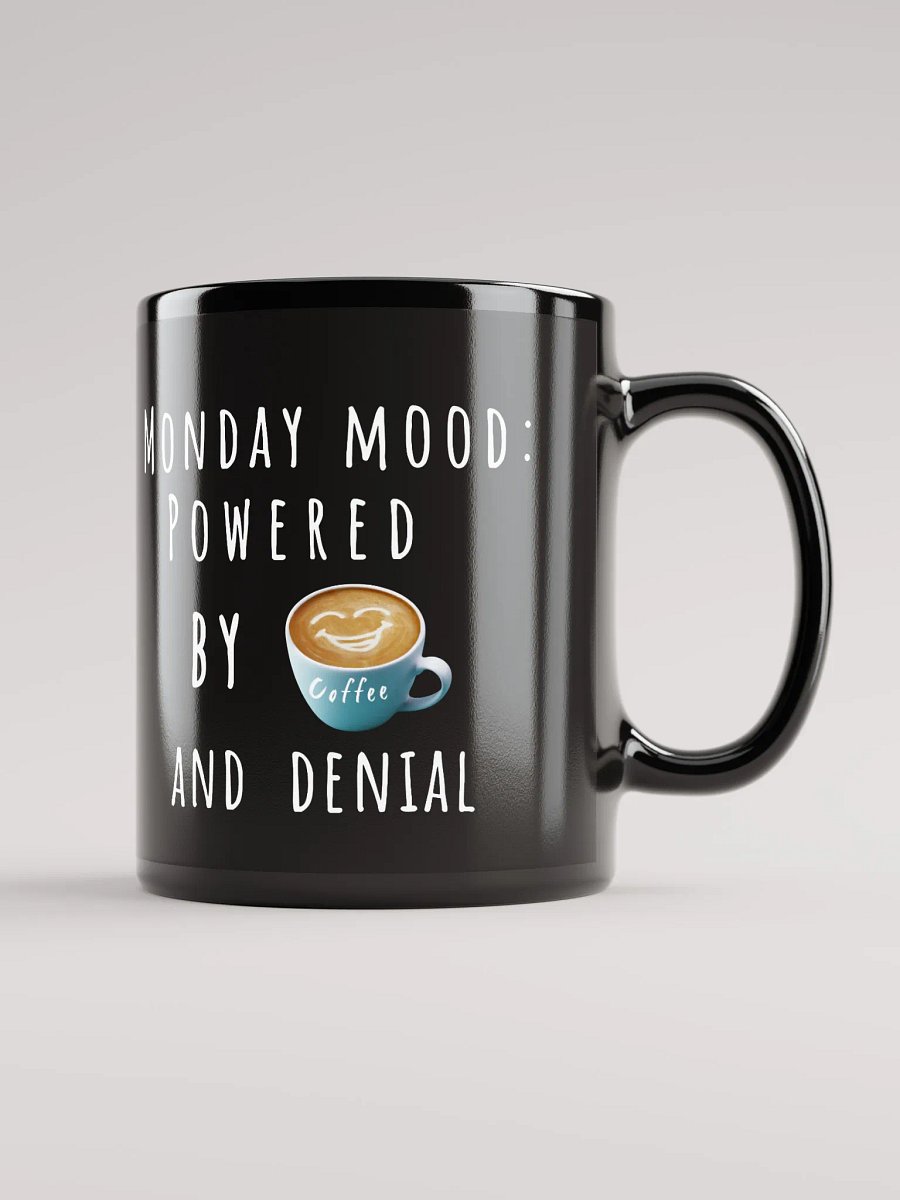 Funny Monday Mood Coffee black glossy Mug product image (1)