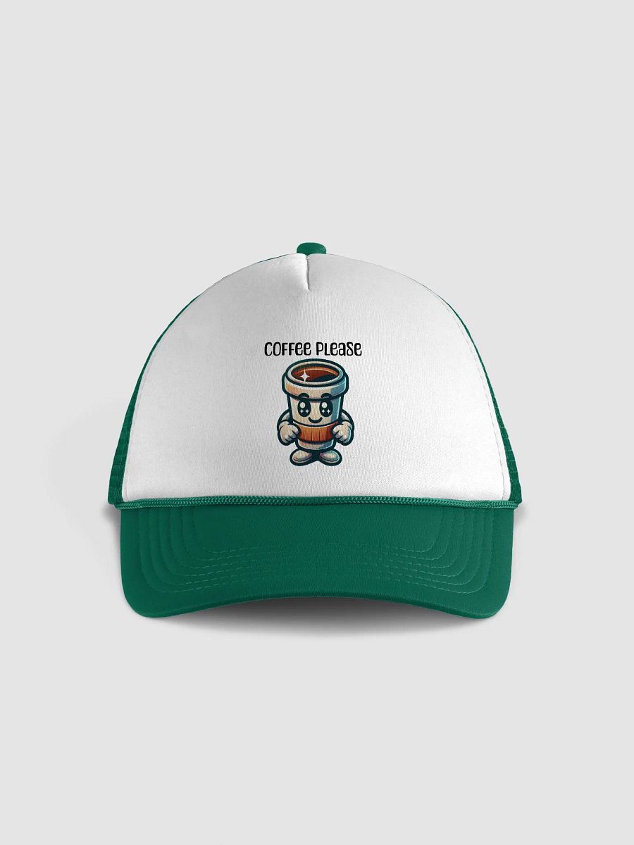 Caffeine Craze Foam Trucker Hat product image (1)