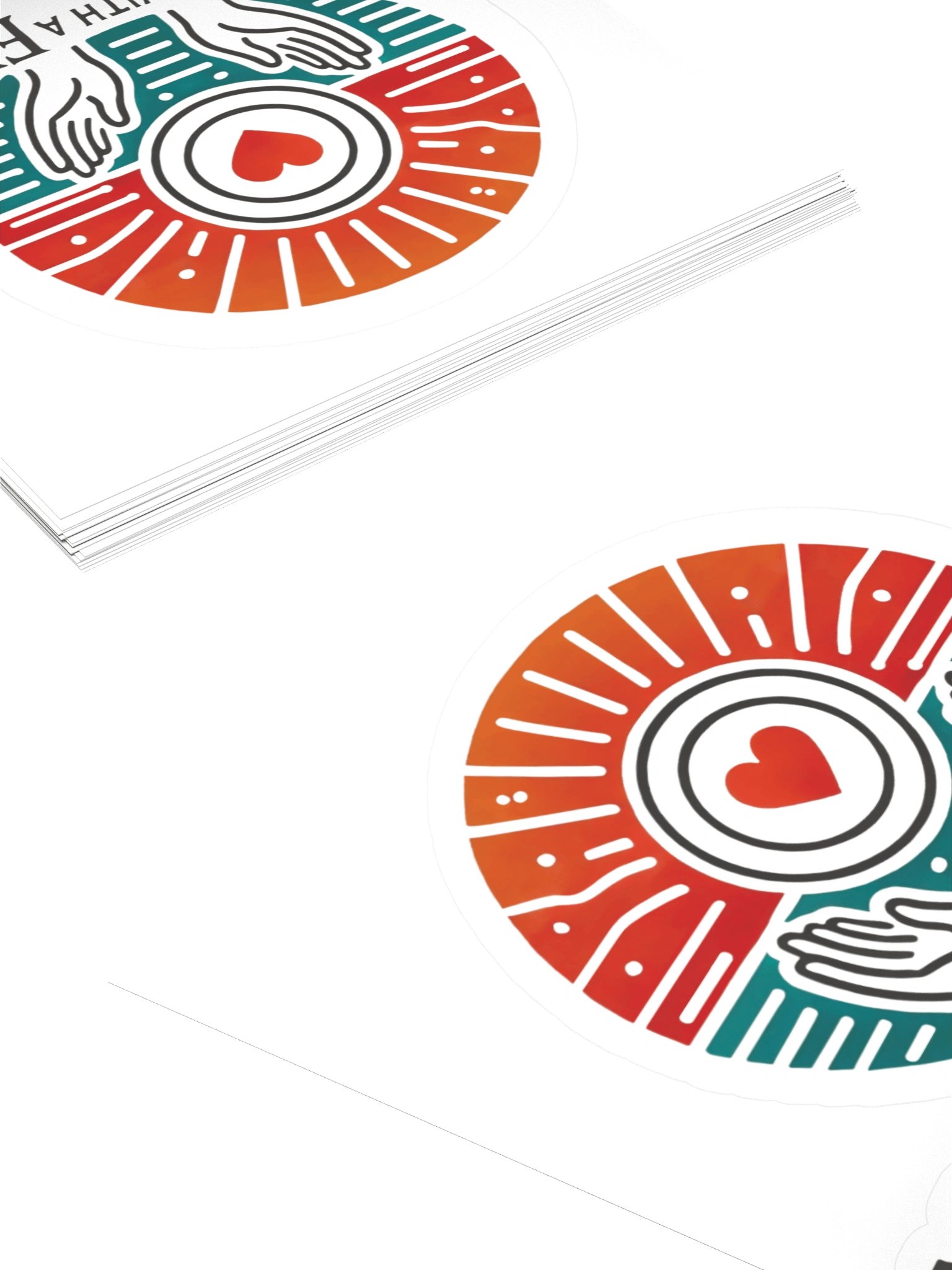 Meals with a Friend – Heart & Hands Sticker product image (10)