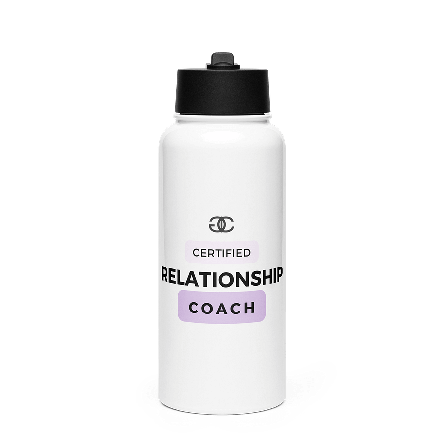 Certified RELATIONSHIP Coach Water Bottle product image (1)