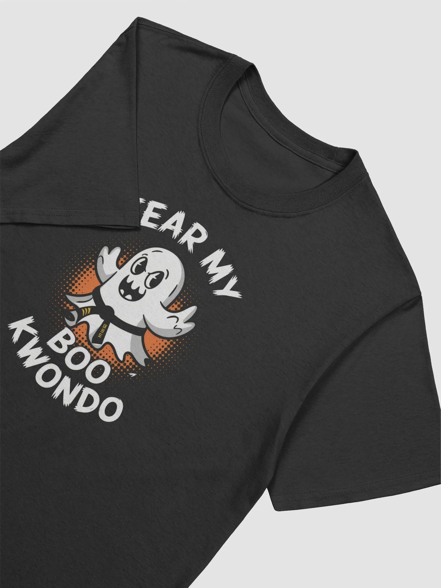 Halloween Martial Arts Ghost Fear My Boo Kwondo Taekwondo T-Shirt product image (6)