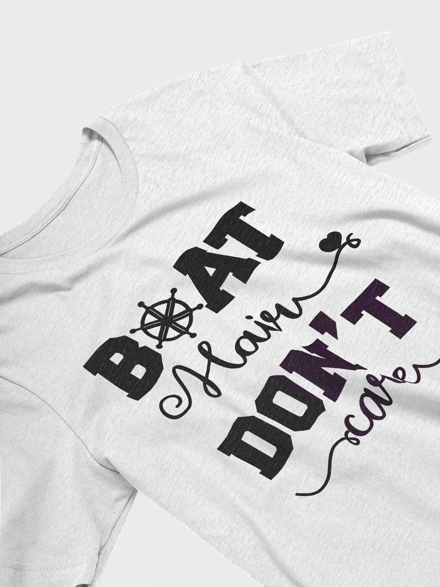 Boat Hair, Don't Care!! Bella+Canvas 3001 Unisex Tshirt (seven colors!) product image (2)