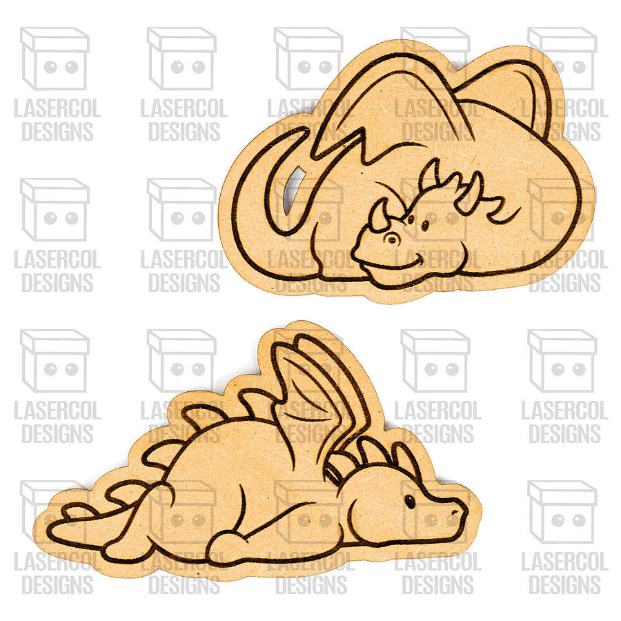 Dragons Paint Kit DIY Cut Outs - Laser Cut Files product image (7)