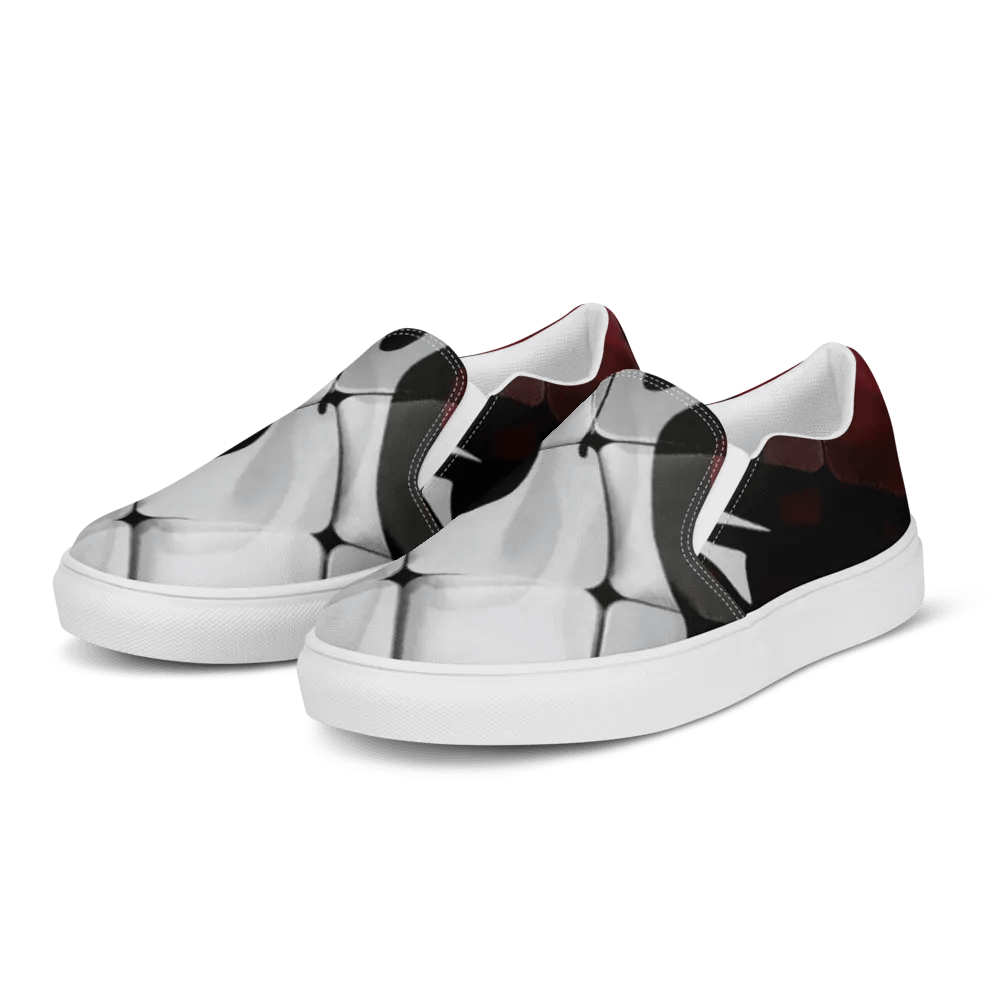 Swirling Monochrome Slip-Ons product image (3)