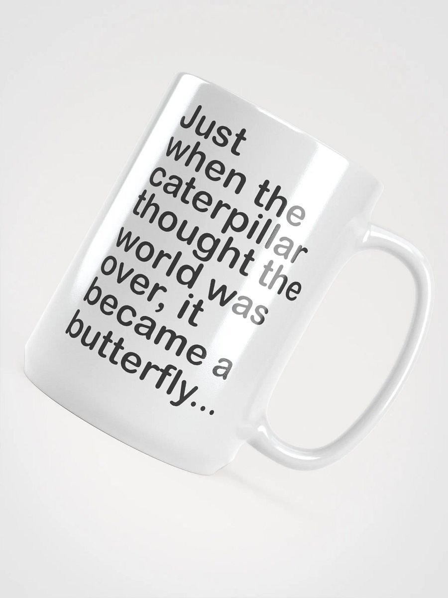 Caterpillar became a butterfly - mug product image (4)