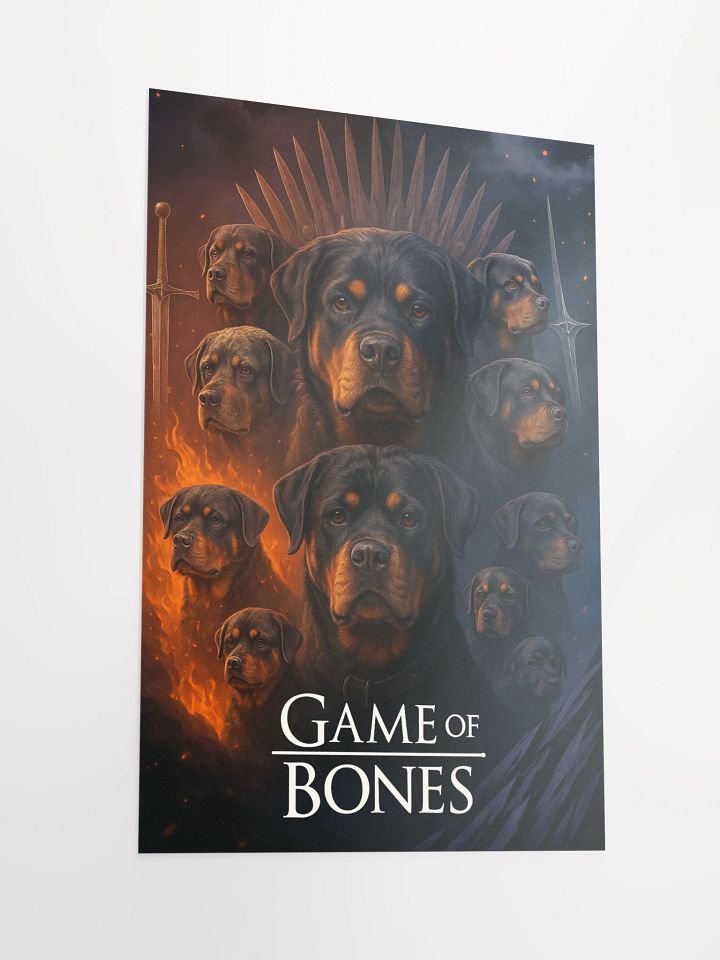 Rottweiler - Game of Bones Poster product image (4)