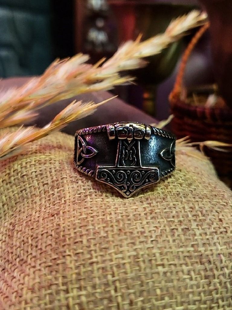 The Armored Kingdom Thor’s Hammer Godforge Ring product image (5)