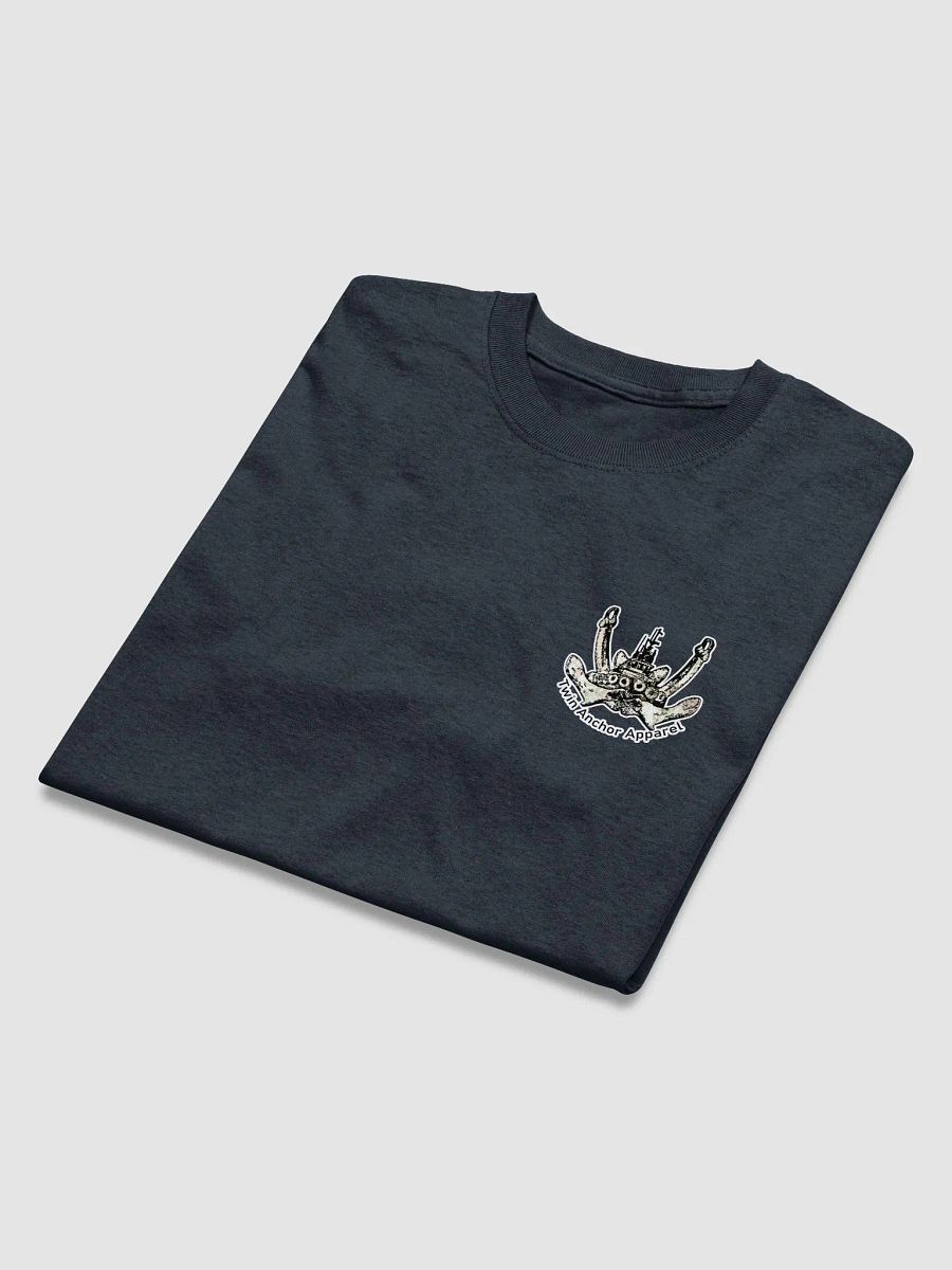 Twin anchor ship wheel & Tug CE Tee product image (4)