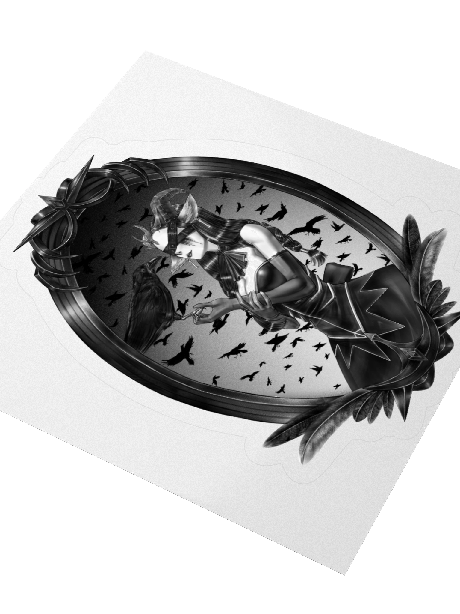Gothic Omonora Portrait Sticker product image (3)