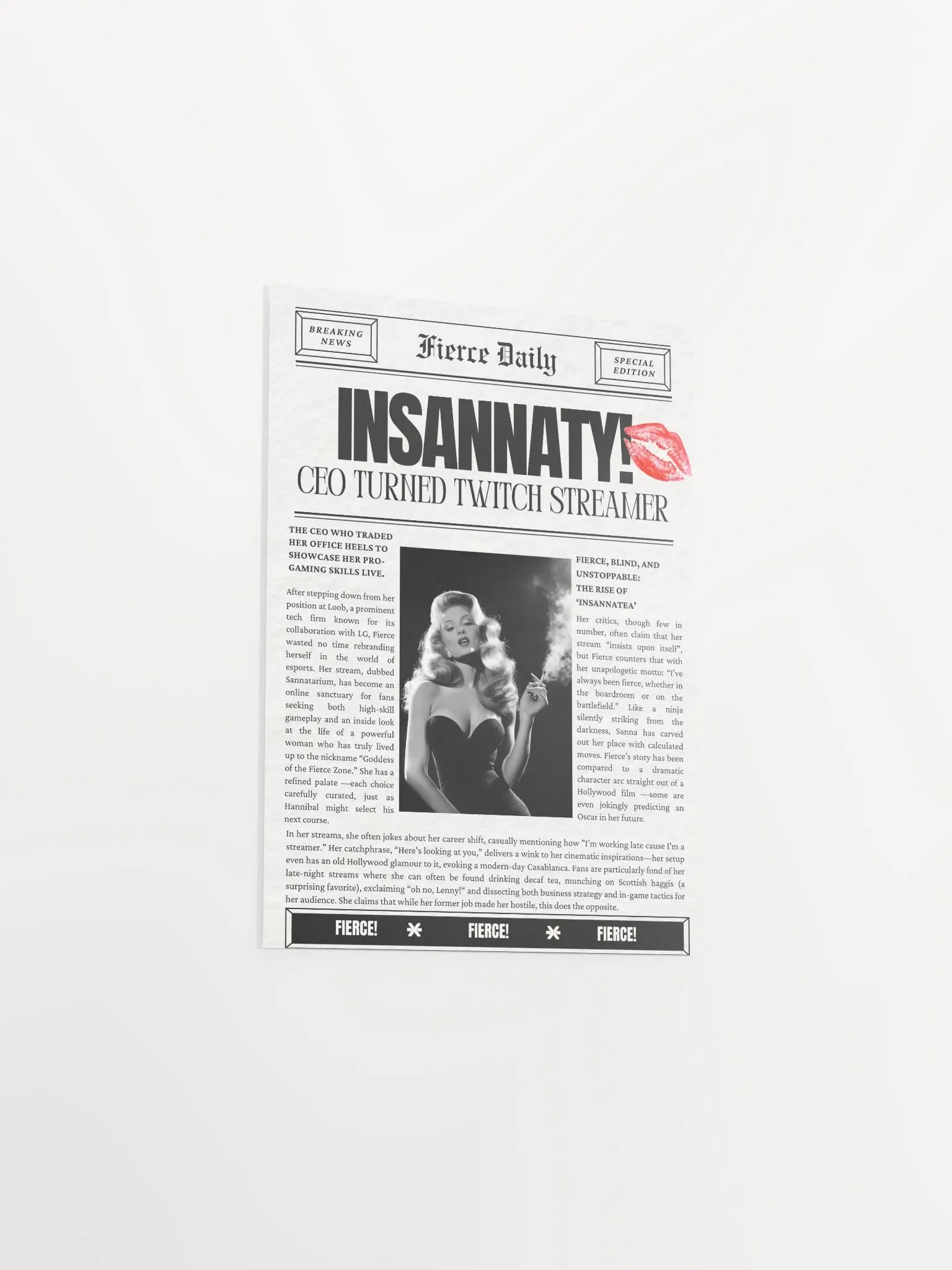 Fierce Daily Poster product image (3)