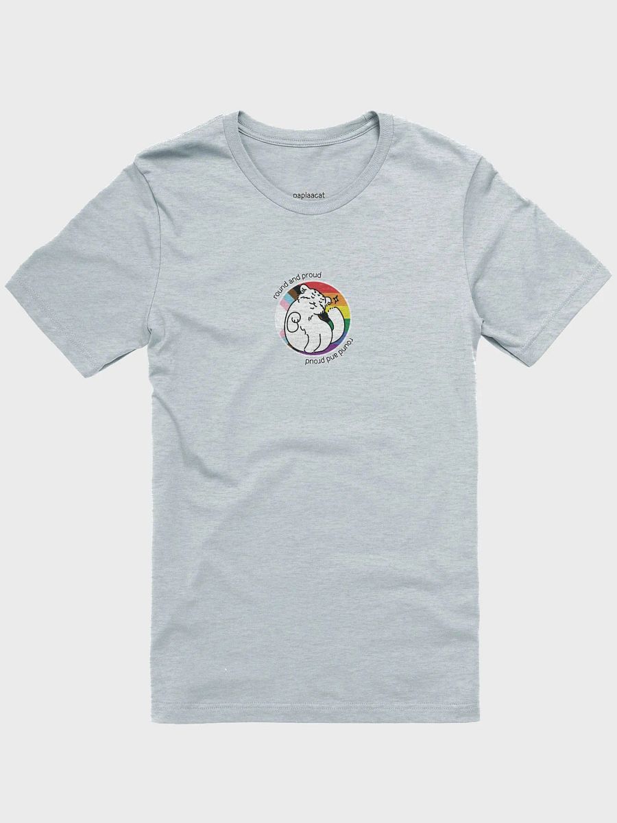 Round and Proud Manul Pride Version - Bella+Canvas Unisex T-Shirt product image (9)