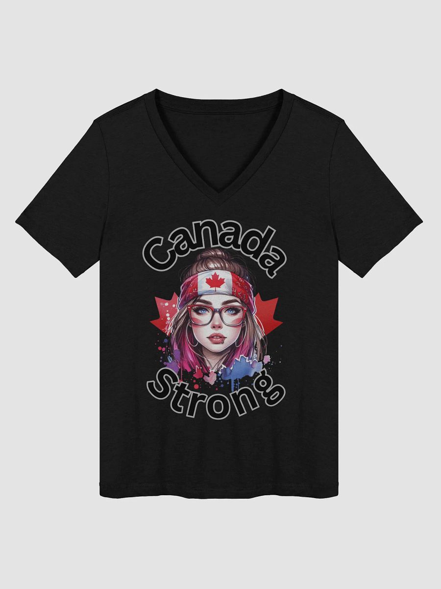 Canada Strong Women's V-Neck T-Shirt product image (2)