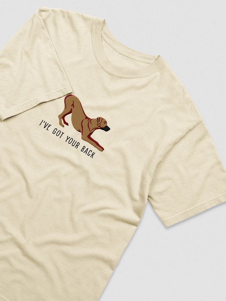 I've Got Your Back T-Shirt(Embroidered) of a Rhodesian Ridgeback product image (35)