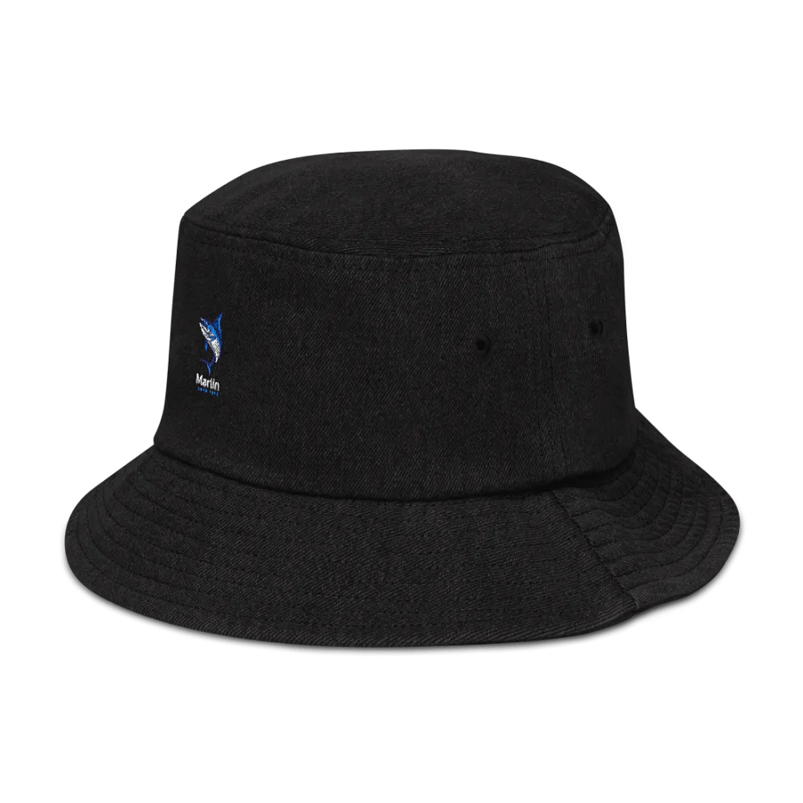 Leaping Blue Marlin Denim Bucket Hat product image (4)