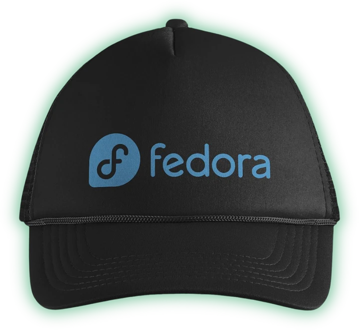 Valucap Foam Hat with Fedora Logo product image (1)