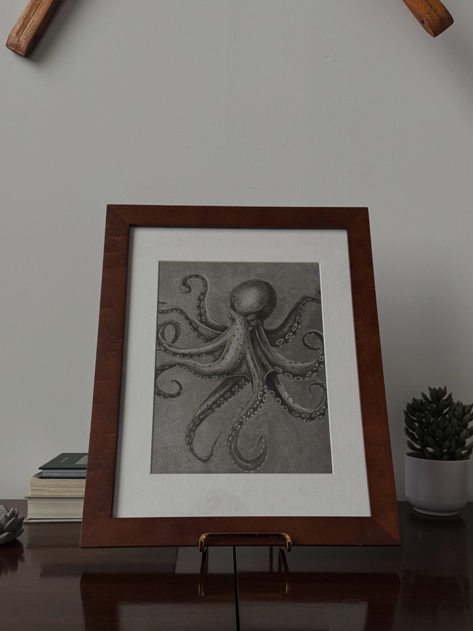 Original 9-Armed Octopus Drawing (1 of 1) product image (1)
