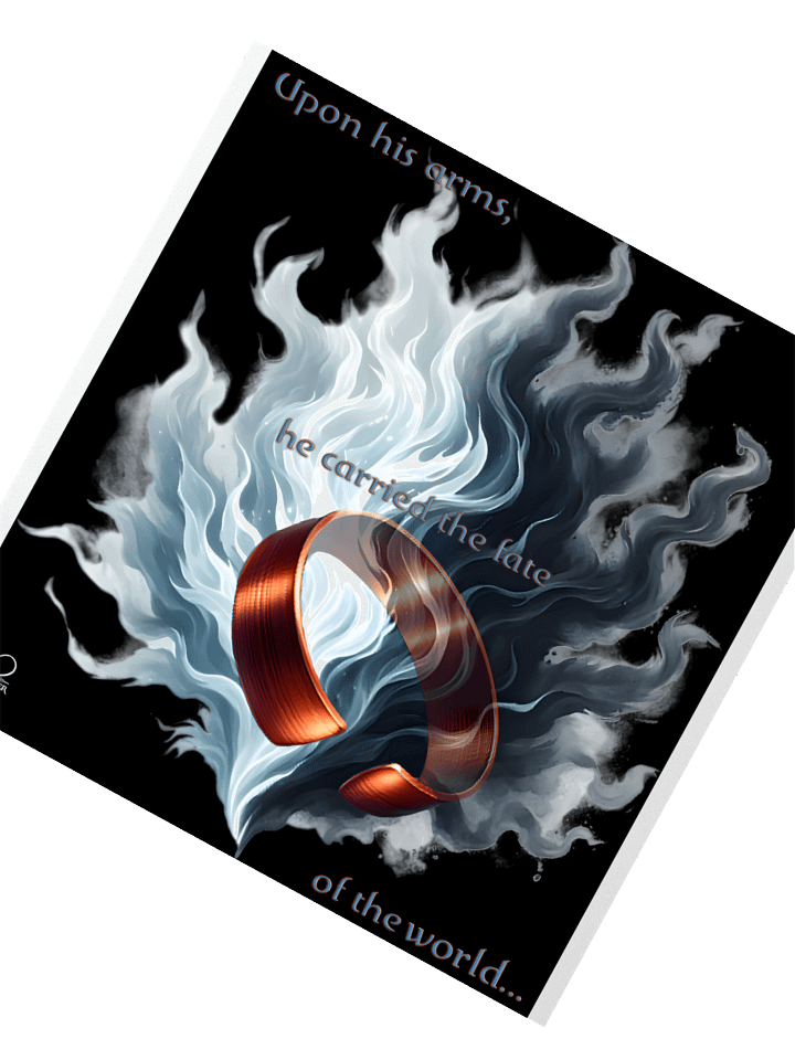 Upon his arms w/ words... Sticker product image (2)
