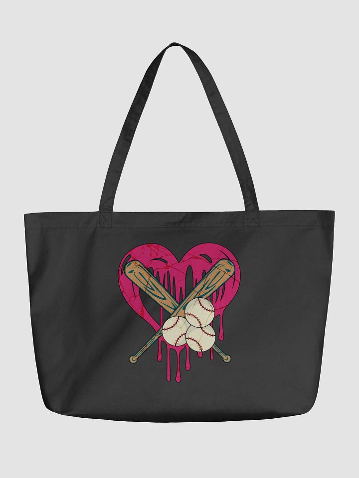 Heart Baseball Love Tote product image (2)