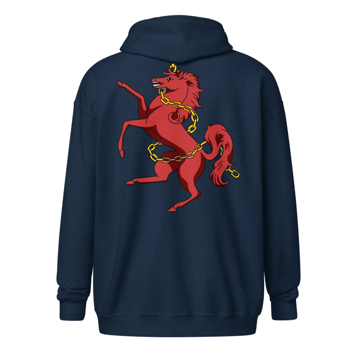 Sanguine Horse Zippered Hoodie product image (1)