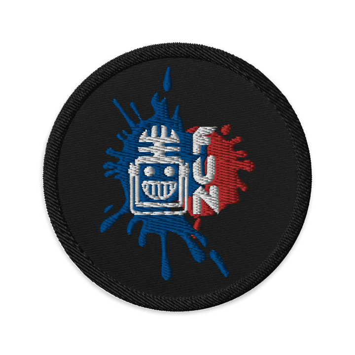 FUN Logo Paint Splash Embroidered Patch product image (1)