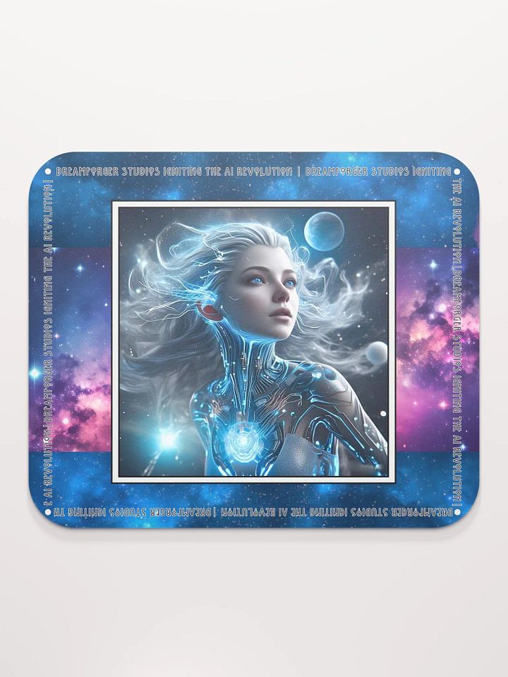 Electric Divinity: Celestial Circuitry Mouse Pad product image (2)