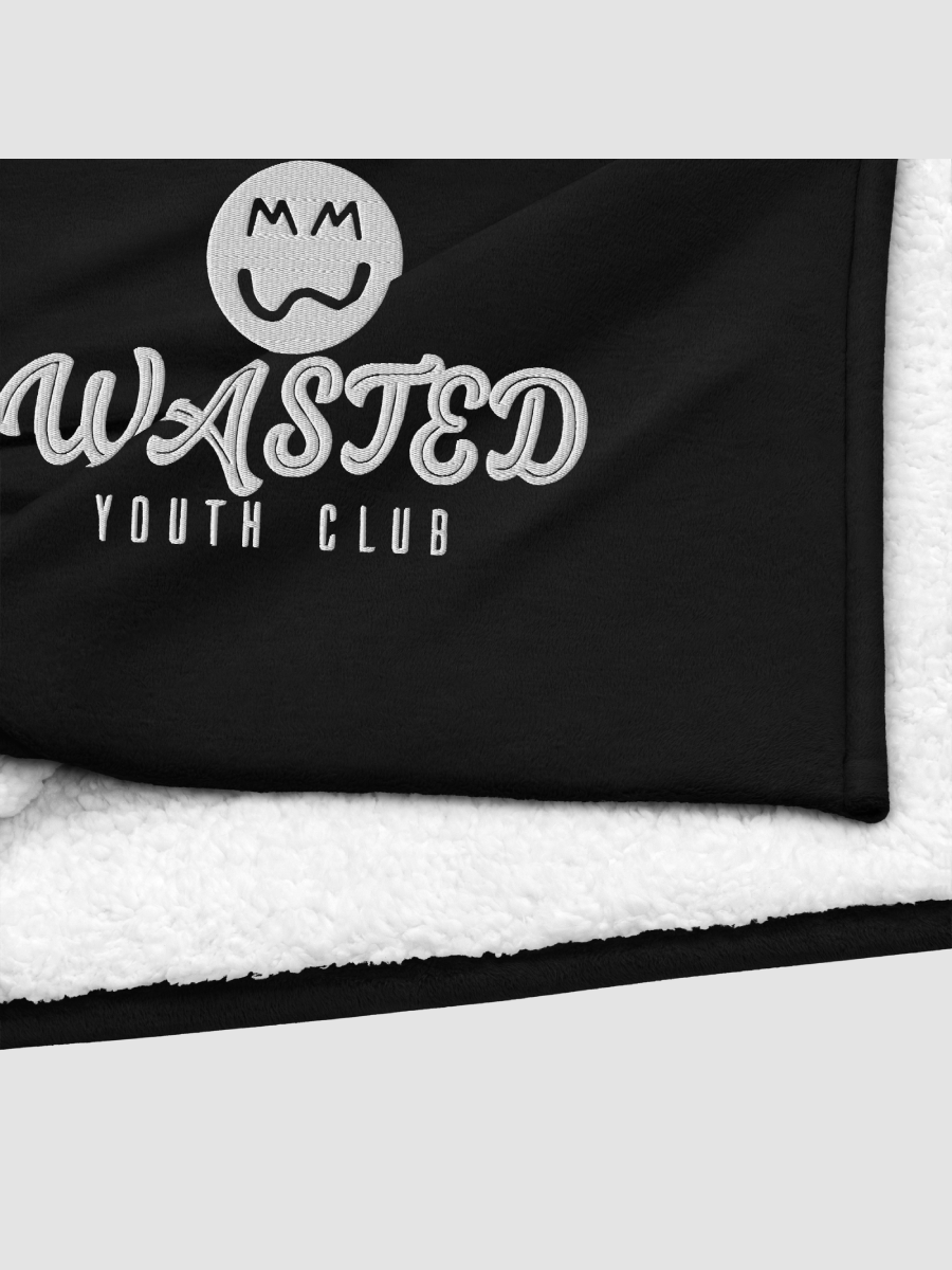 Wasted Youth Club Sherpa Blanket product image (5)