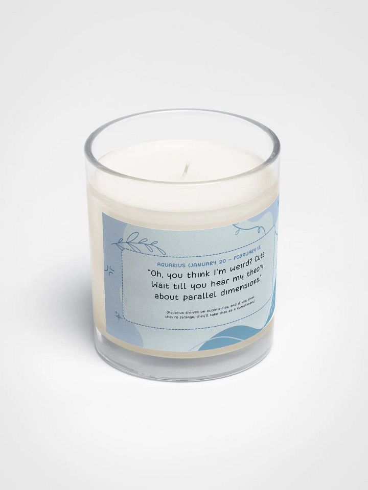 Aquarius - Zodiac Candles product image (2)