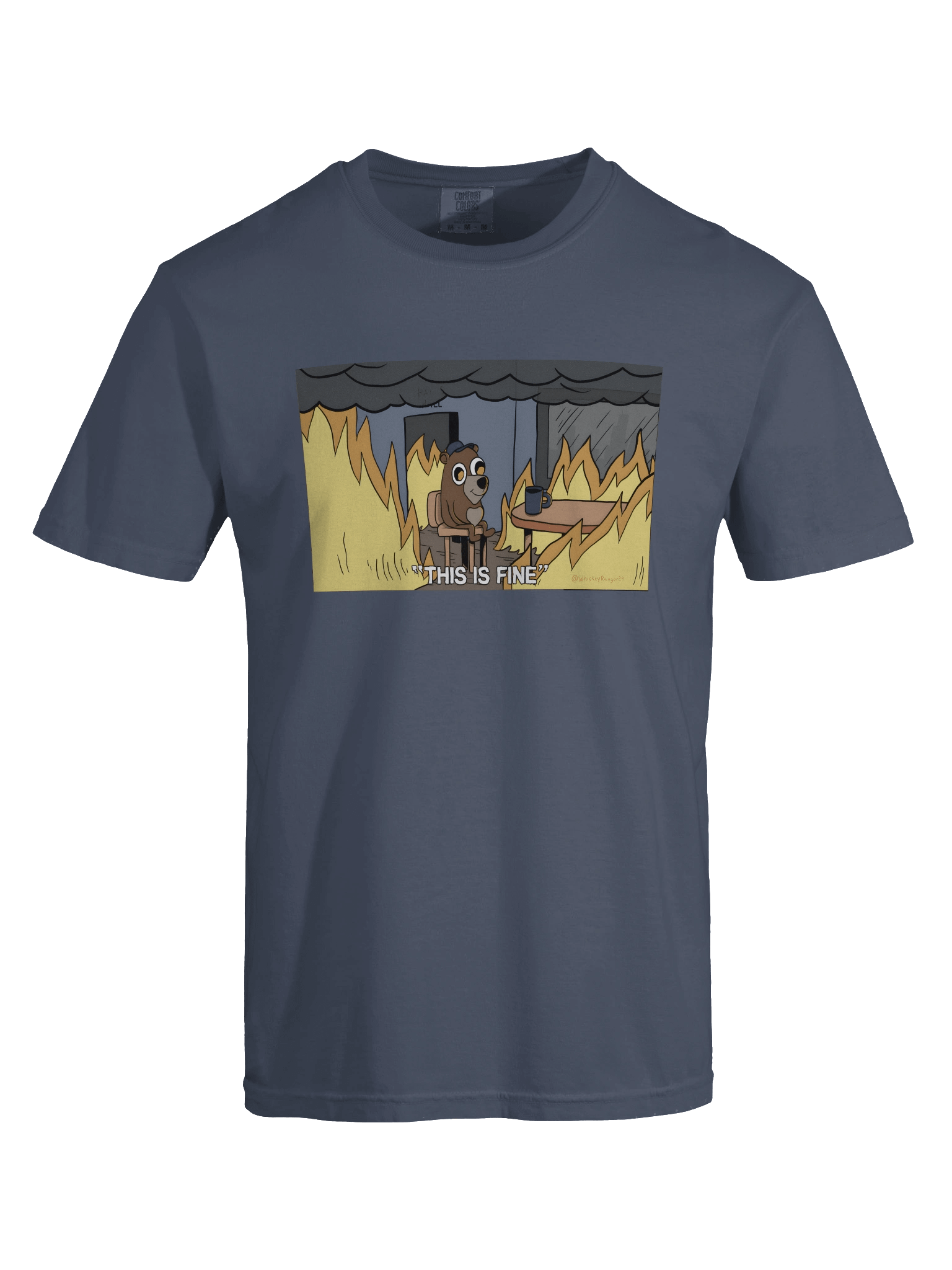 "This is Fine" Chicago Fire Bear T-Shirt product image (7)