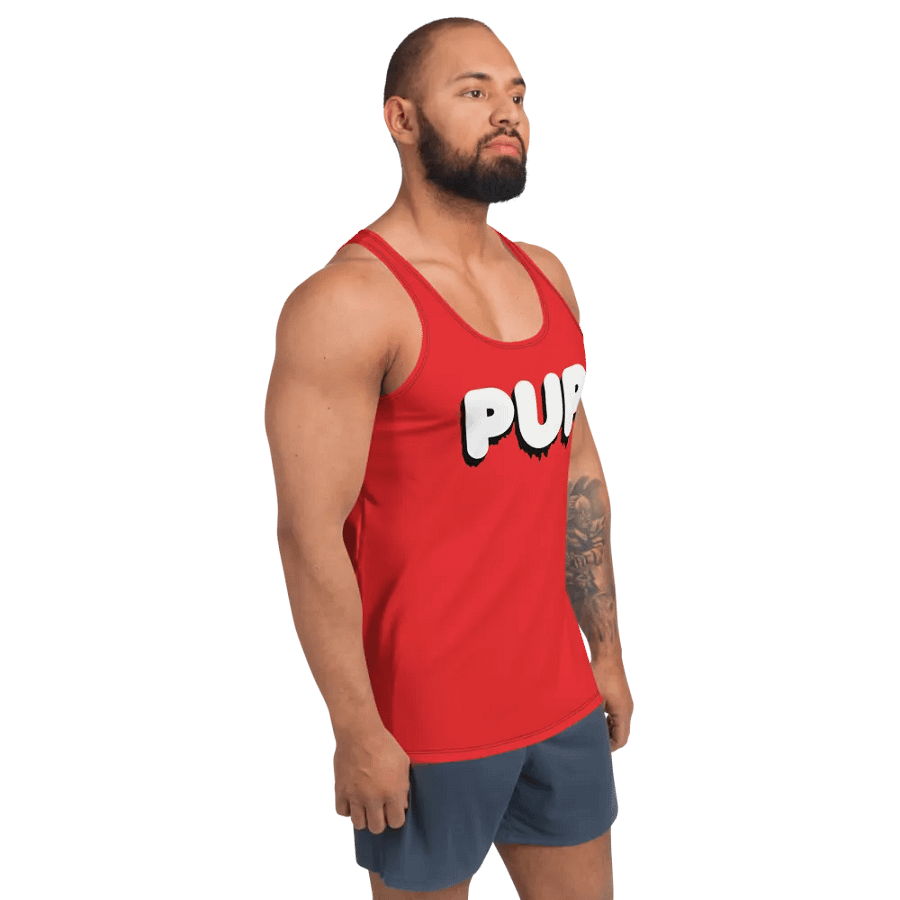Identity Tank - PUP - Red / Black / White product image (5)