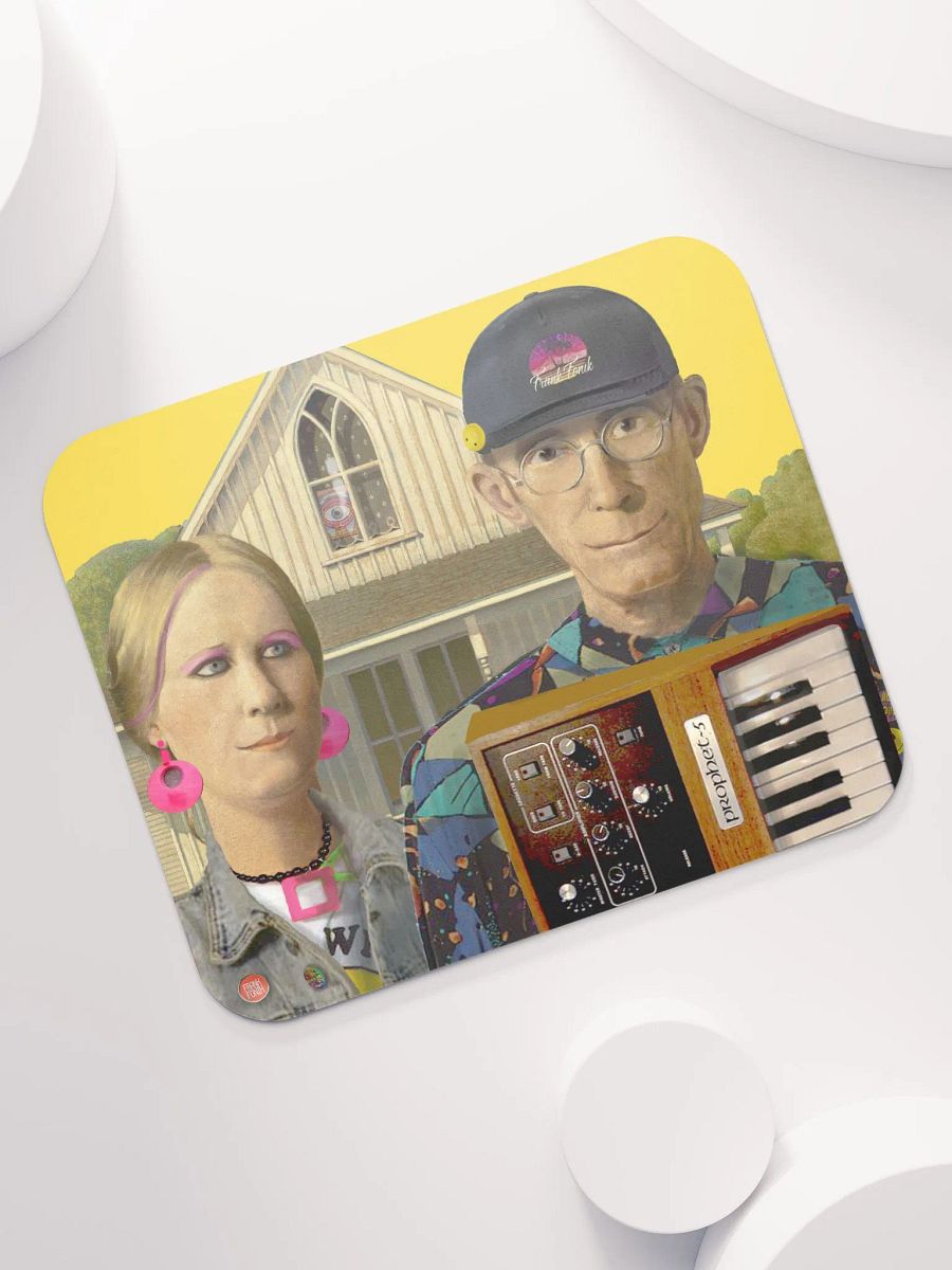 American Prophet by Frank Fonik (Sequential Prophet 5), EDM Techno Classic Mouse Pad product image (7)