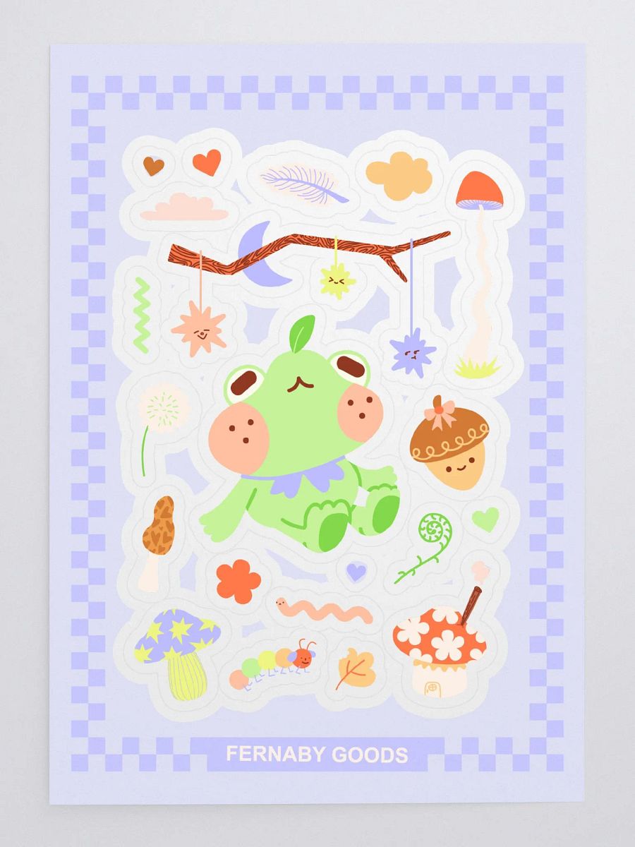 Frogshroom and Friends Sticker Sheet product image (3)