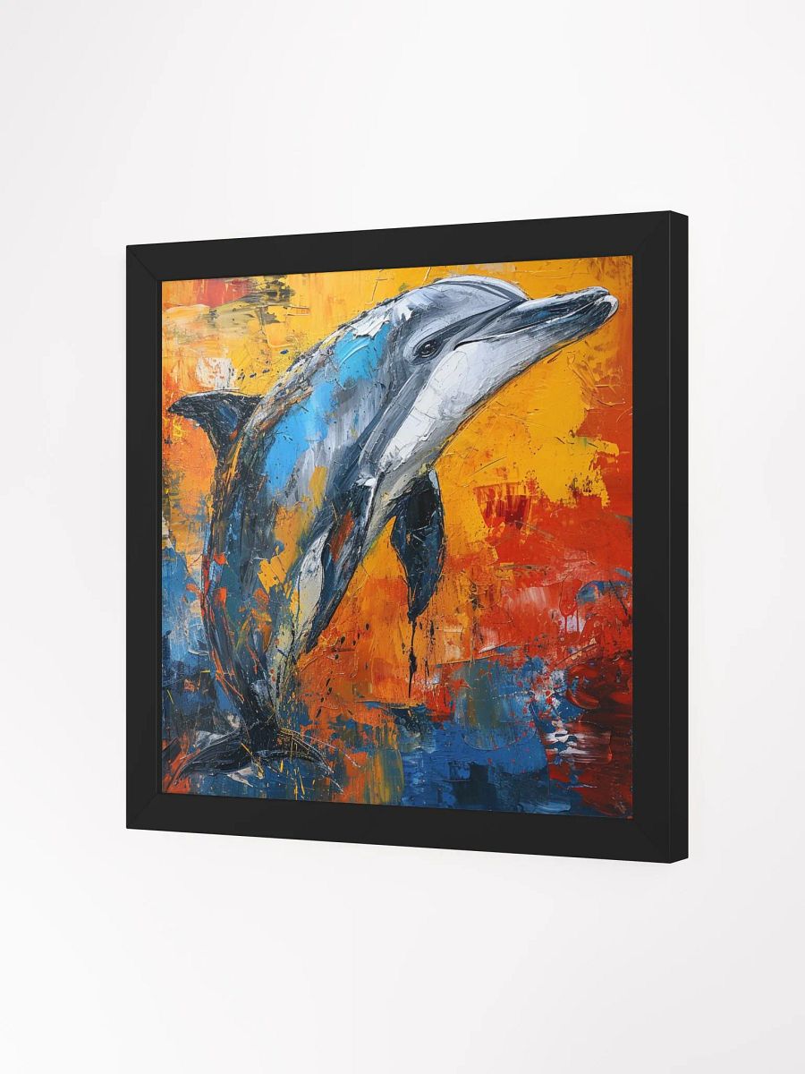 Abstract Dolphin: Neo-Expressionist Art product image (2)