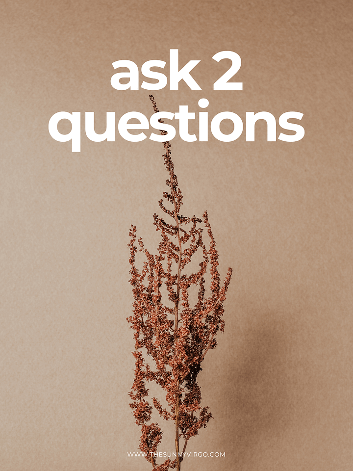 Ask 2 Questions Tarot Reading product image (1)