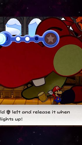 Back when we finally beat the first boss, Hooktail herself and free’d Koops’ dad in Paper Mario: The Thousand-Year Door! 🎮

B...