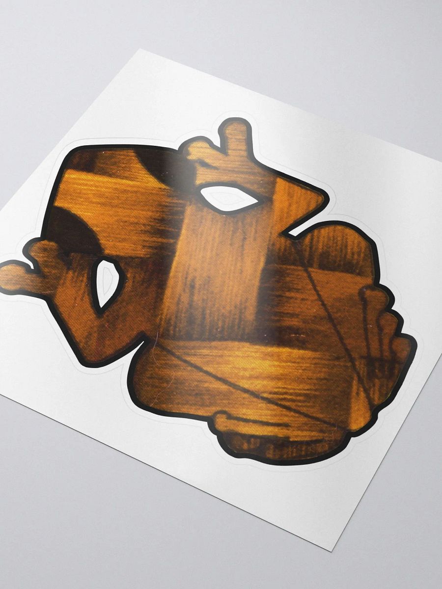 Big Frog Sticker in Basketweave product image (3)