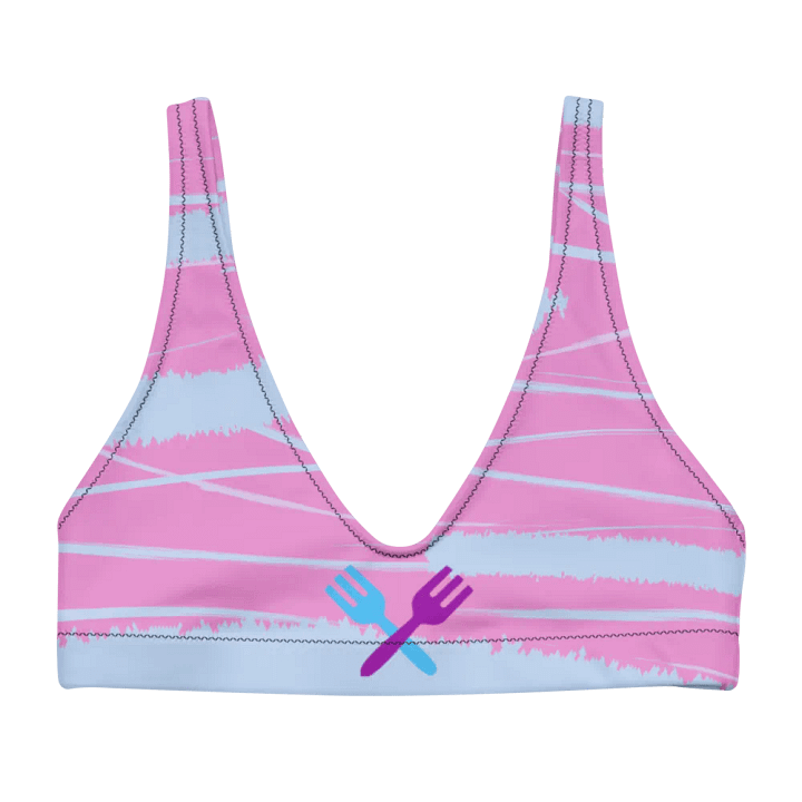 Crossed FoRks Recycled Padded Bakini Top product image (1)