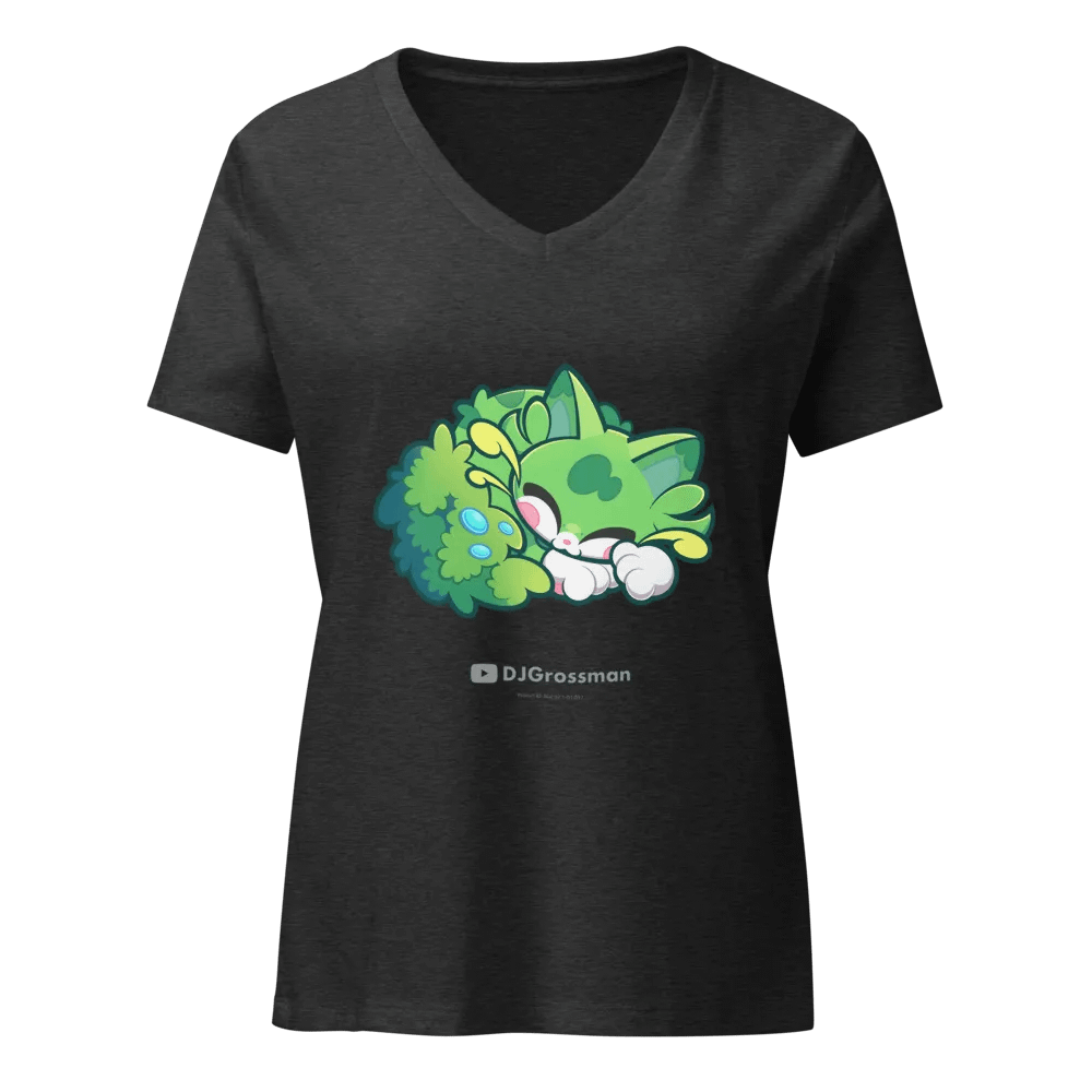 Sleeping Chloe • Women's Relaxed V-Neck T-shirt product image (1)