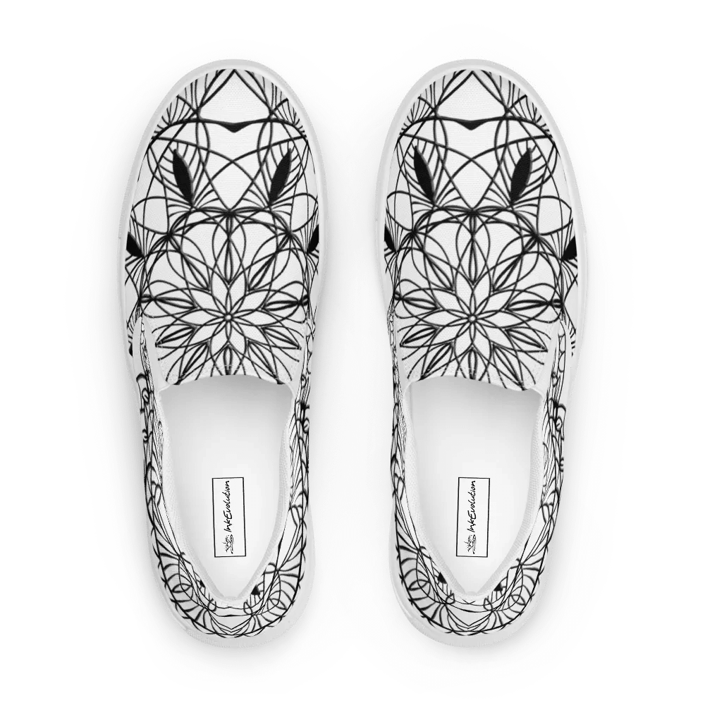 Mandala Lace Women's Slip-On Shoes product image (4)