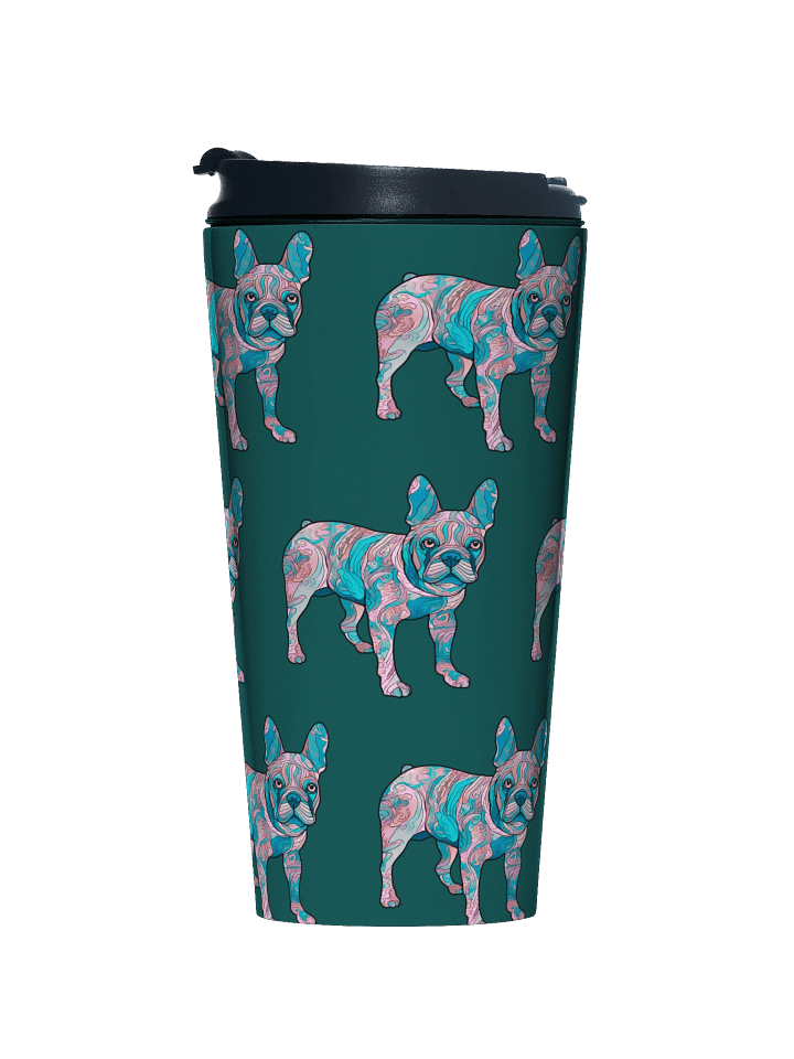 Groovy Frenchie #2 - Stainless Steel Travel Mug product image (1)